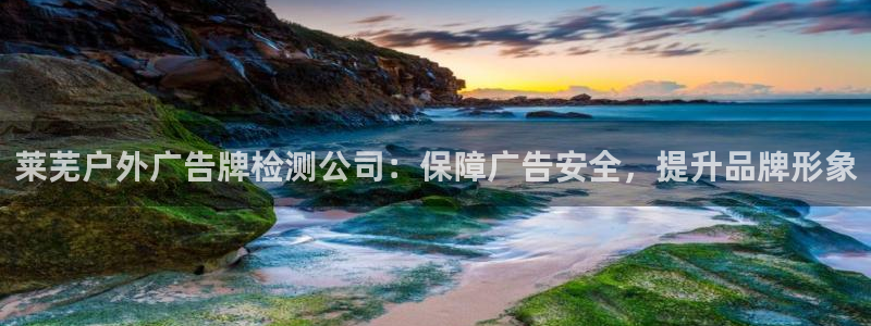 杏宇平台代理怎么样：莱芜户外广告牌检测公司：保障广告安全，提升品牌形象