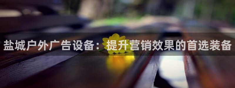 杏宇平台代理多少钱一个：盐城户外广告设备：提升营销效果的首选装备