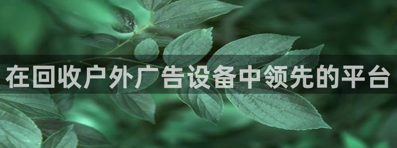 杏宇平台招商怎么样：在回收户外广告设备中领先的平台