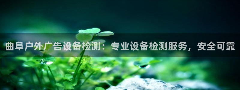 杏宇平台代理怎么赚钱：曲阜户外广告设备检测：专业设备检测服务，安全可靠