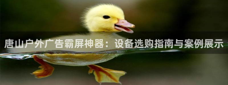 杏宇平台注册地址在哪里：唐山户外广告霸屏