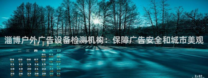 杏宇官方平台官网：淄博户外广告设备检测机