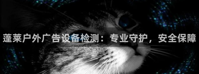 杏宇平台总代理：蓬莱户外广告设备检测：专